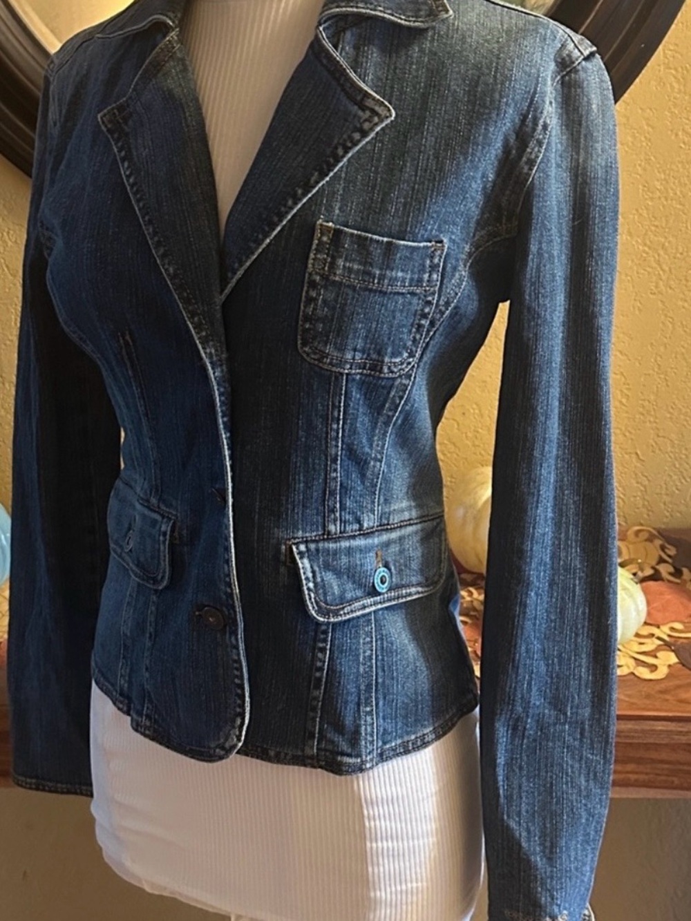 DKNY Dark Blue Jean Jacket